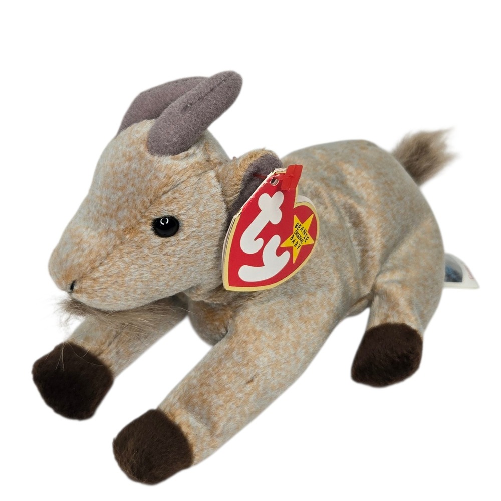 Ty Beanie Baby Goatee Goat 1999 Retired Vintage Retro NWT‎ Plush